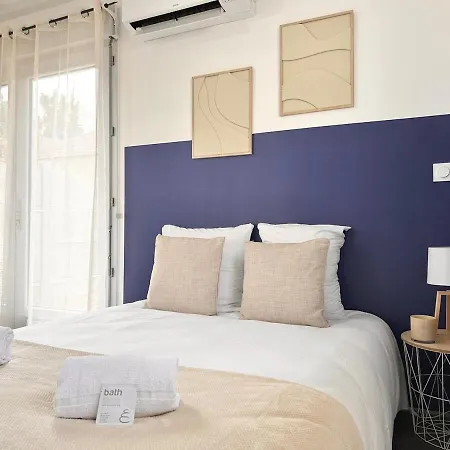 Apartman L'azura - Proche Gare - Parking & Exterieur Prive *